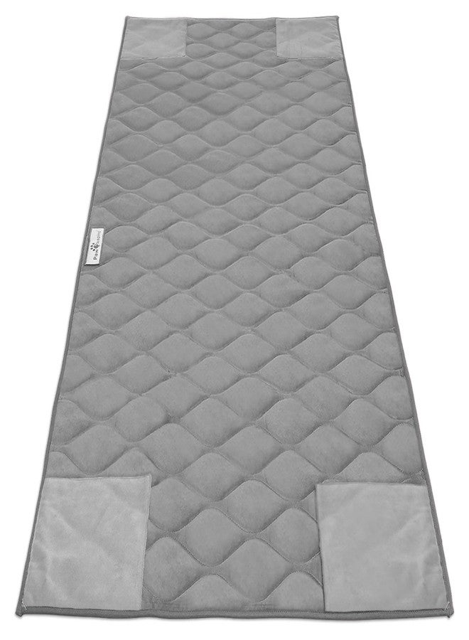 Paw Inspired PopCorner Guinea Pig Cage Liners | Washable Fleece Bedding or Pet Bed Mat for Small Animals | Super Absorbent Pee Pad with Reinforced Corners and Waterproof Bottom (C&C 2x5, Gray) - Image 1